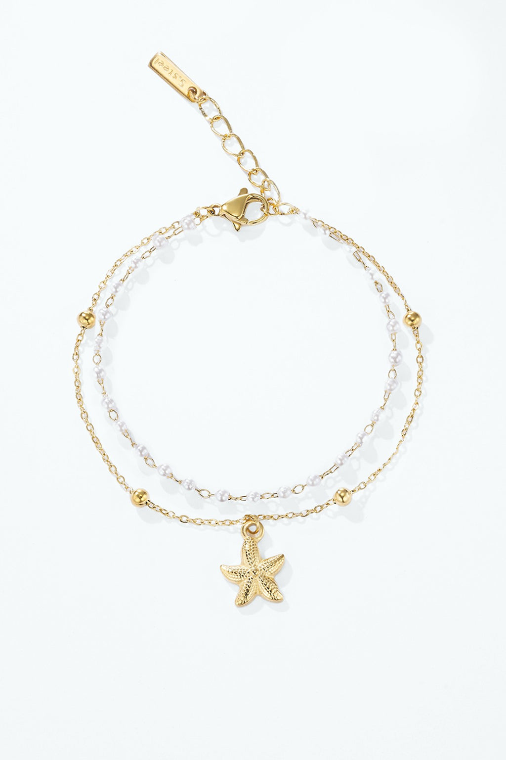 Bracelet étoile perlé