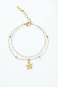Bracelet étoile perlé