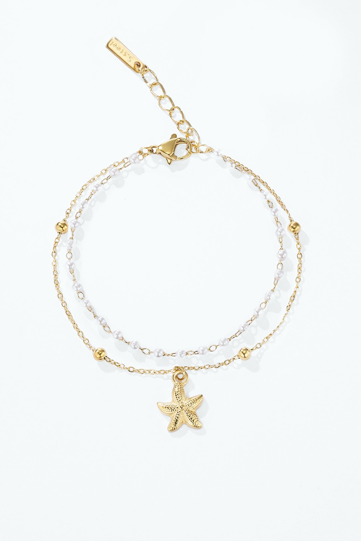 Bracelet étoile perlé