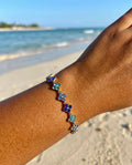 Bracelets strass bleu
