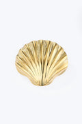 Broche coquillage doré