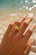 Bague couronne de fleur