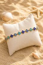 Bracelets strass bleu